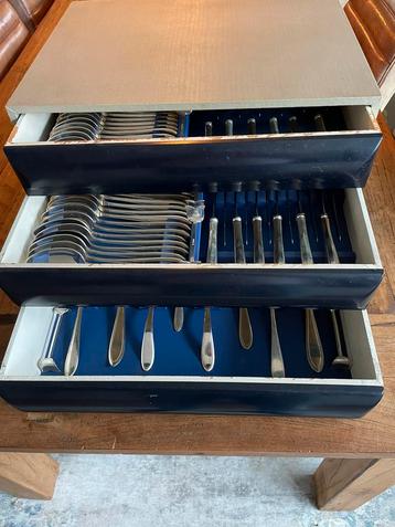   Keltum P2 Posthoorn verzilverde cassette 90 delig beschikbaar voor biedingen