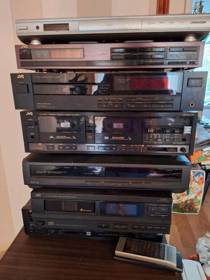 8 Jvc Akai Vintage Muziek Installaties, Audio, Tv en Foto, Stereo-sets, Gebruikt, JVC, Ophalen of Verzenden