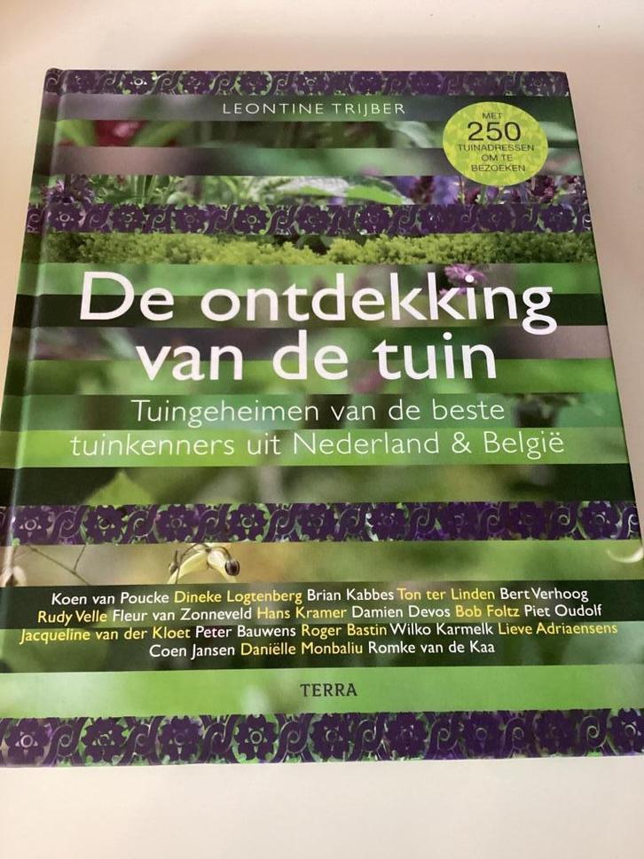 Tuinboek De Ontdekking van de Tuin Leontine Trijber Boek, Boeken, Wonen en Tuinieren, Zo goed als nieuw, Tuinieren en Tuinplanten