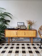 Vintage sixties dressoir | platenspeler meubel | kast retro, Ophalen, Gebruikt, 100 tot 150 cm, VINTAGE SIXTIES