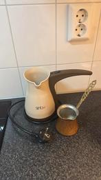 Turkse koffiemaker en koffiepannetje, Ophalen, Gebruikt