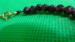 Ketting 42 cm. - Granaat - 14K, ., Ophalen of Verzenden, Zo goed als nieuw, .