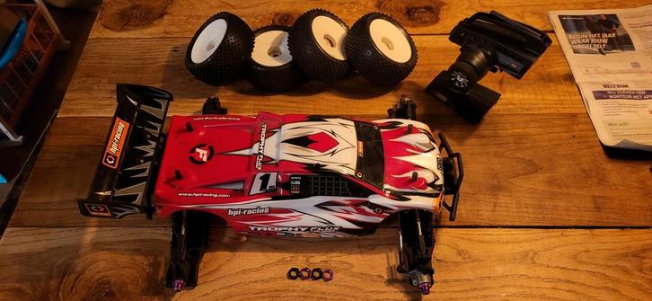 HPI Trophy Flux, Hobby en Vrije tijd, Modelbouw | Radiografisch | Auto's, Gebruikt, Ophalen of Verzenden