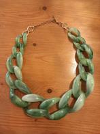 Mooie ketting groen, Sieraden, Tassen en Uiterlijk, Kettingen, Ophalen of Verzenden, Zo goed als nieuw, Groen, Overige materialen