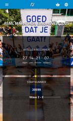 ASML Halve Marathon - Wave 2-E, Tickets en Kaartjes, Evenementen en Festivals, Eén persoon