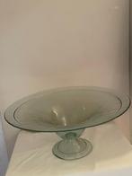 Glazen Schaal Hoogte: 20 cm Diameter 50 cm, Ophalen of Verzenden