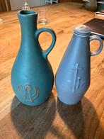 2 keramische kruiken, wijwater, Antiek en Kunst, Ophalen of Verzenden