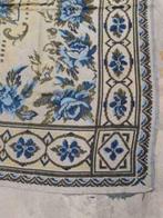 Picknick kleed tafelkleed blauw creme 181/131