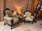 2 x  KING PATCH fauteuils van Zuiver, Huis en Inrichting, Fauteuils, Ophalen, Sober barok, Gosem engelstraat, Info@chesterfieldjimkie.nl