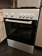 Gasfornuis met Oven - Wit, Ophalen, Gebruikt, Grill, 4 kookzones