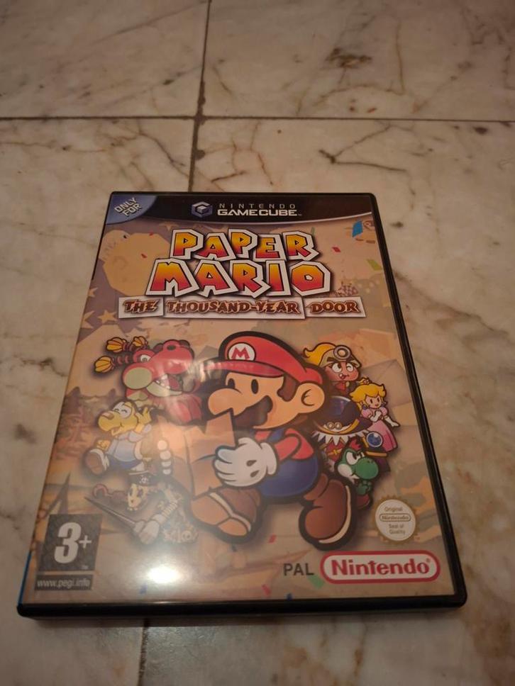 Paper Mario: The Thousand-Year Door - GameCube, Spelcomputers en Games, Games | Nintendo GameCube, Gebruikt, Role Playing Game (Rpg)