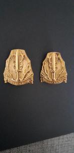 kraag emblemen, Ophalen of Verzenden, Landmacht, Nederland, Embleem of Badge