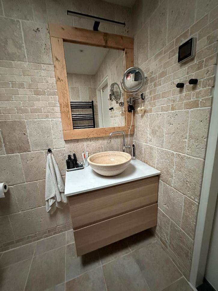 badkamer meubel compleet, Huis en Inrichting, Badkamer | Badkamermeubels, Gebruikt, (Half)hoge kast, Minder dan 100 cm, 50 tot 100 cm