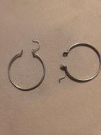 Zilverkleurige Oorbellen, Ophalen of Verzenden, Zilver, Zilver, Hangers