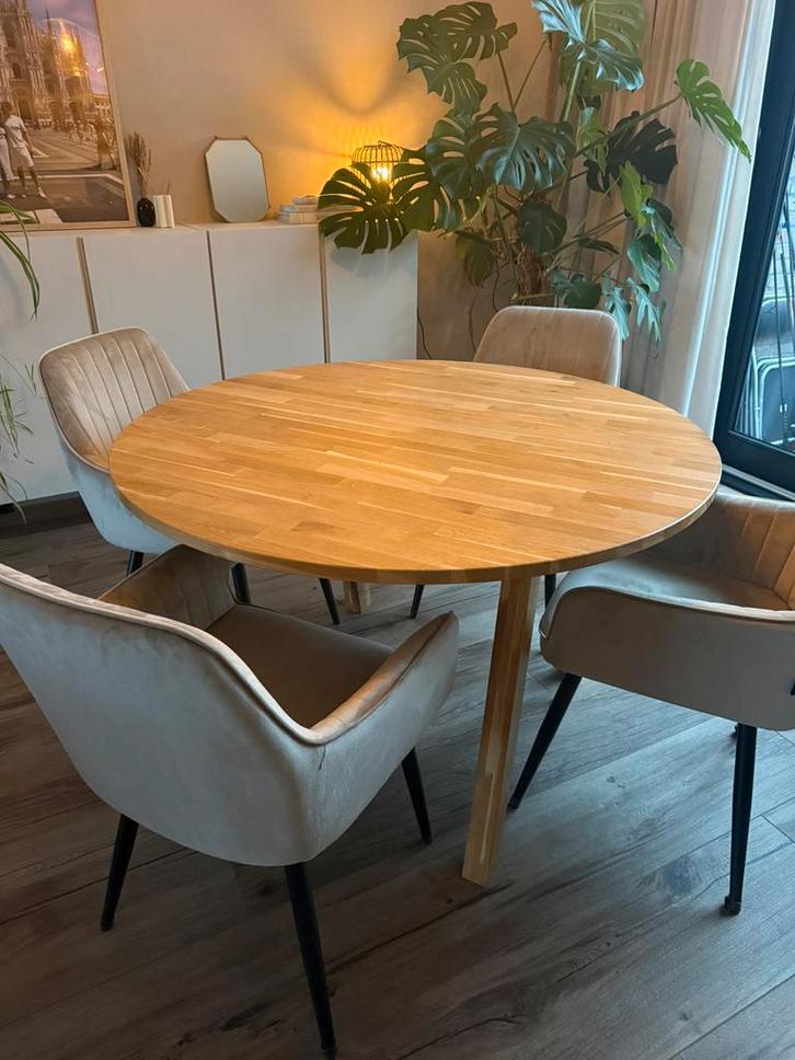 Tafelblad (zonder poten) WOOOD, Huis en Inrichting, Tafels | Eettafels, Zo goed als nieuw, 100 tot 150 cm, 100 tot 150 cm, Vier personen