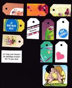 0096) lief, liefde, vriendschap, geluk, blij , labeltjes, Ophalen of Verzenden, Zo goed als nieuw, Versiering