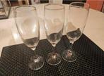 3 wijnglazen in 1 koop, Ophalen, Gebruikt, Borrel- of Shotglas