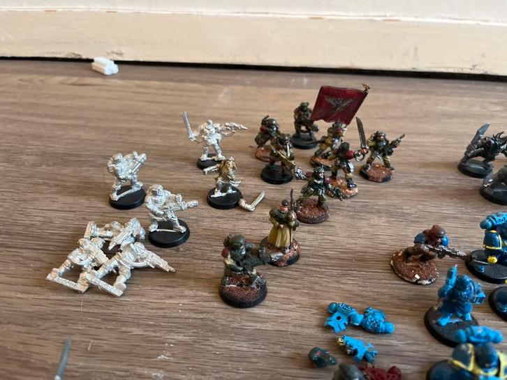 Warhammer 40k Imperial Guard metalen miniaturen (Catachan), Hobby en Vrije tijd, Wargaming, Gebruikt, Warhammer 40000, Figuurtje(s)