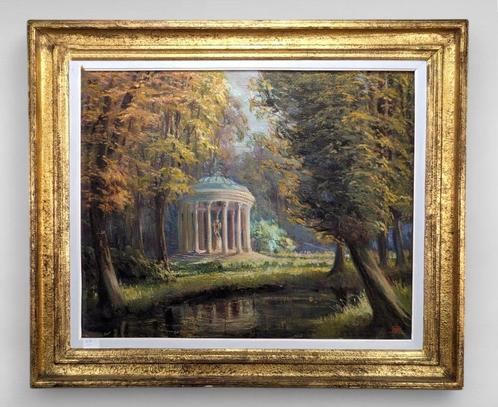 1- Schilderij op doek, gesigneerd, Antiek en Kunst, Kunst | Schilderijen | Klassiek, Ophalen of Verzenden