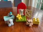 Duplo Boerderijdieren verzorgen + extra, Ophalen, Zo goed als nieuw, Complete set, Duplo