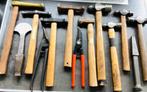 9 auto uitdeuk hamers,gereedschap,2 plaatstaal knip tangen +, Ophalen, Gebruikt