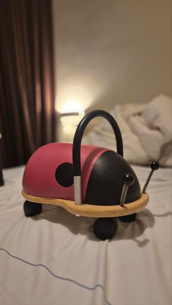 Wheelybug - Lieveheersbeestje loopwagen, Kinderen en Baby's, Speelgoed | Buiten | Voertuigen en Loopfietsen, Gebruikt, Loopvoertuig