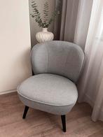 Woood fauteuil / stoel Sara lichtgrijs, Huis en Inrichting, Fauteuils, Ophalen, Zo goed als nieuw, Minder dan 75 cm, 50 tot 75 cm