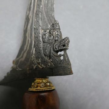 Naga keris (draken kris) + Naga op schede afk Java Indonesie beschikbaar voor biedingen