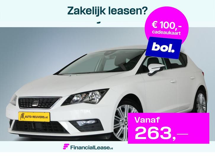 SEAT Leon 1.4 TSI Xcellence / Bluetooth / Cruisecontrol / Cl, Auto's, Seat, Bedrijf, Lease, Financial lease, Leon, ABS, Airbags