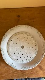 Antieke schaal met vistreef. Bijpassende Serveerschaal, Antiek en Kunst, Ophalen of Verzenden