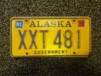 Kentekenplaat licenseplate Alaska Government USA, Verzenden, Gebruikt, Auto's