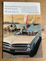 Pontiac 1966 originele advertentie vintage, Ophalen of Verzenden, Gelezen, Overige merken
