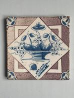 Antieke siertegel, jaren 1940, Ophalen of Verzenden