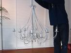 Kroonluchter 12 lamps, Ophalen, Zo goed als nieuw, Metaal, Klassiek