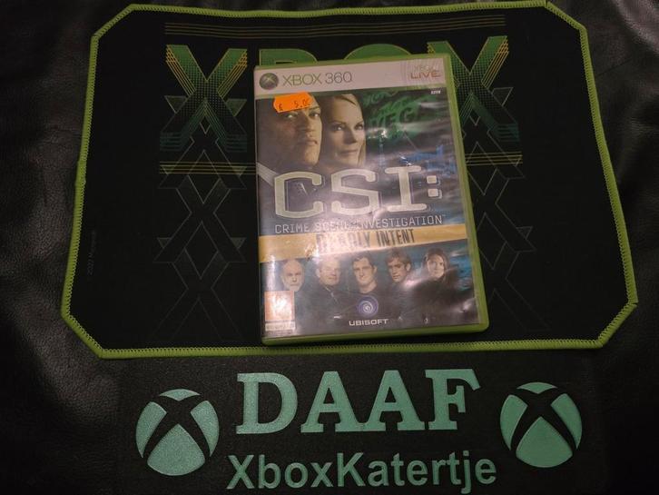 Csi deadly intent - Xbox 360, Spelcomputers en Games, Games | Xbox 360, Zo goed als nieuw, Avontuur en Actie, 1 speler, Vanaf 18 jaar