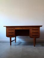Vintage Deens bureau in teak, Ophalen, Onbekend, Zo goed als nieuw, Onbekend