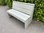 Steigerhouten tuinbank (oud grijs) 128cm breed, Tuin en Terras, Tuinbanken, Ophalen, Gebruikt, Hout