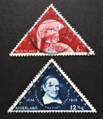 NVPH 287-288 serie 300 jaar Universiteit Utrecht uit 1936, Ophalen of Verzenden, T/m 1940, Gestempeld