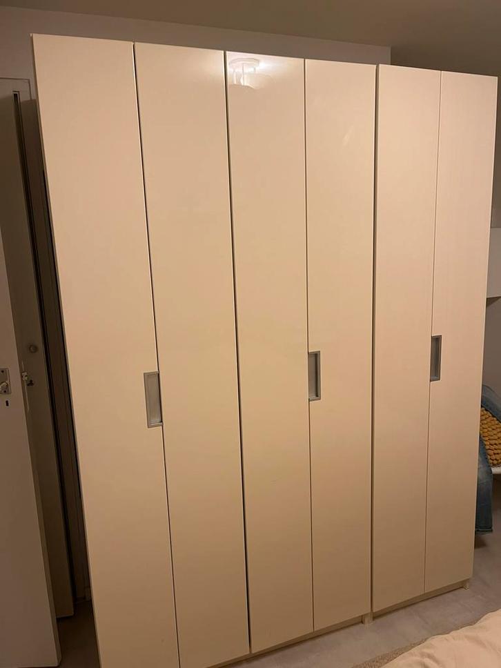 IKEA Pax Kast - Hoogglans Ivoor, Huis en Inrichting, Kasten | Kledingkasten, Gebruikt, 200 cm of meer, 150 tot 200 cm, 50 tot 75 cm