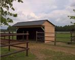 dubbelwandige schuilstallen Aktie !!!, Weidegang, 2 of 3 paarden of pony's