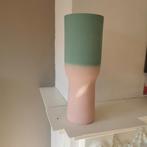 Mooie hoge Pols Potten Vaas Roze Groen vintage look retro, Ophalen, Overige materialen, Overige kleuren, 50 tot 75 cm