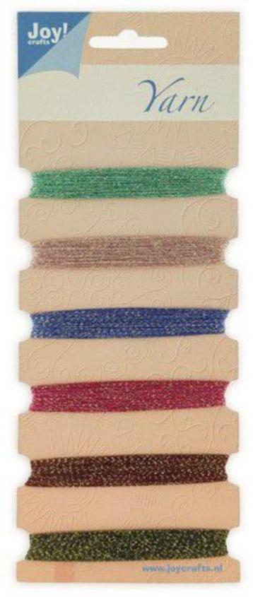 Joy!Crafts borduurgarenset 13 t/m 18 rood/roze/blauwgroen 03 beschikbaar voor biedingen