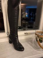 Leren laars, Kleding | Dames, Schoenen, Ophalen of Verzenden, Zo goed als nieuw, Zwart, Hoge laarzen