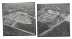 Oude luchtfoto Etten-Leur bouw glaswolfabriek Isoverbel 1962, 1960 tot 1980, Verzenden, Foto, Zo goed als nieuw
