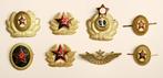 Sovjet Russische militaire pet emblemen Lot, Verzamelen, Militaria | Algemeen, Embleem of Badge, Overige gebieden, Ophalen of Verzenden