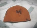 Nw roodbruin/zwart mutsje bulldog met koptelefoon Z8 36,5 cm, Nieuw, Ophalen of Verzenden, Maat 68, Jongetje