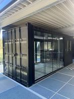tuinhuis - container met glaspui, isolatie, klapdeur, ramen, Tuin en Terras, Tuinhuizen, Ophalen, 200 tot 400 cm, 250 tot 500 cm