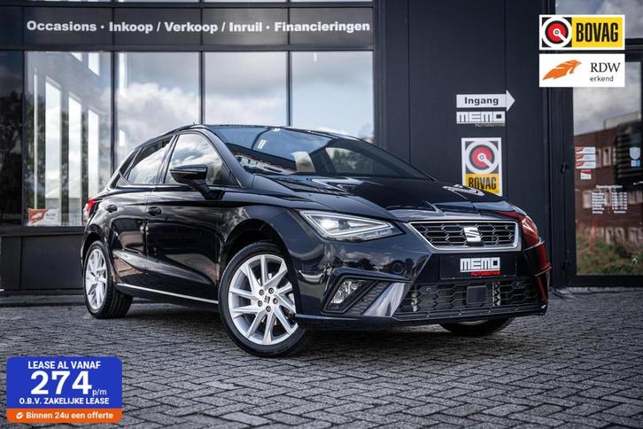 Seat Ibiza 1.0 EcoTSI FR*CAMERA*AUTOMAAT*CARPLAY*VIRTUAL*LED, Auto's, Seat, Bedrijf, Te koop, Ibiza, ABS, Airbags, Airconditioning