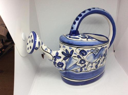 Handgeschilderde aardewerken gieter. uit Portugal 20 x 16 cm, Huis en Inrichting, Woonaccessoires | Overige, Ophalen of Verzenden
