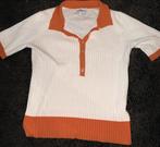 Vintage FRNCH Paris Trui S/M. Z.g.a.n.  eyecatcher!, Ophalen of Verzenden, Zo goed als nieuw, Maat 38/40 (M), Wit